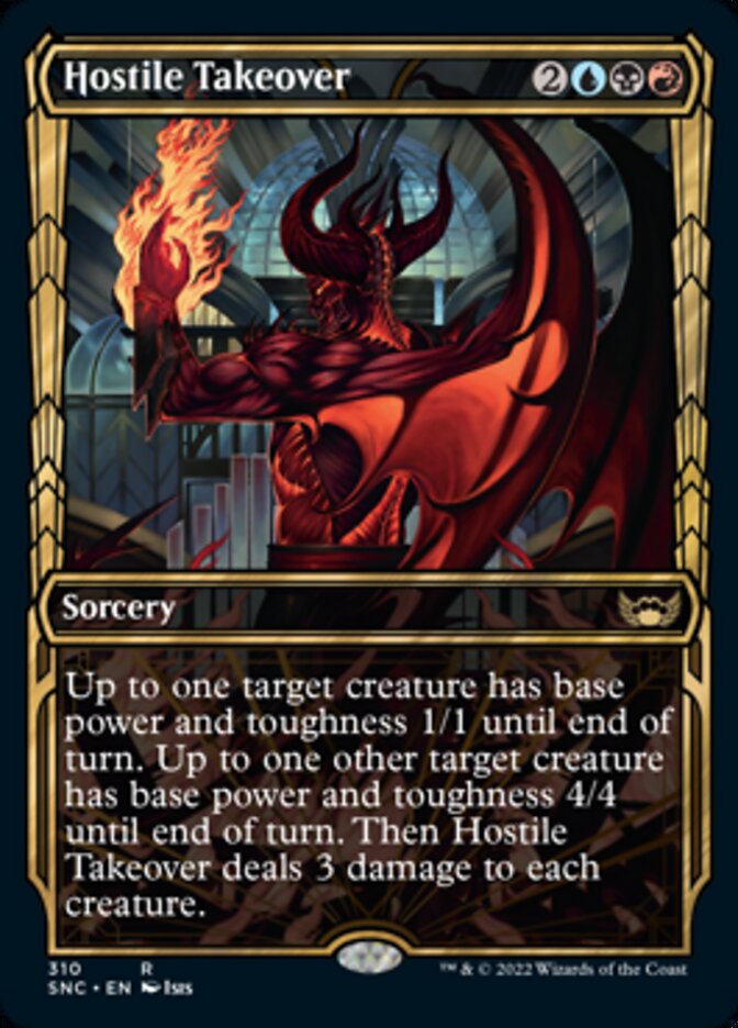 Hostile Takeover (Showcase Golden Age) [Streets of New Capenna] | Dragon's Lair Comics and Fantasy Houston TX