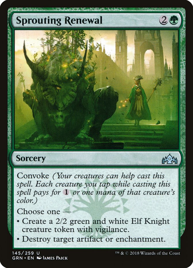 Sprouting Renewal [Guilds of Ravnica] | Dragon's Lair Comics and Fantasy Houston TX