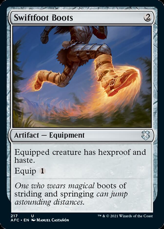 Swiftfoot Boots [Dungeons & Dragons: Adventures in the Forgotten Realms Commander] | Dragon's Lair Comics and Fantasy Houston TX