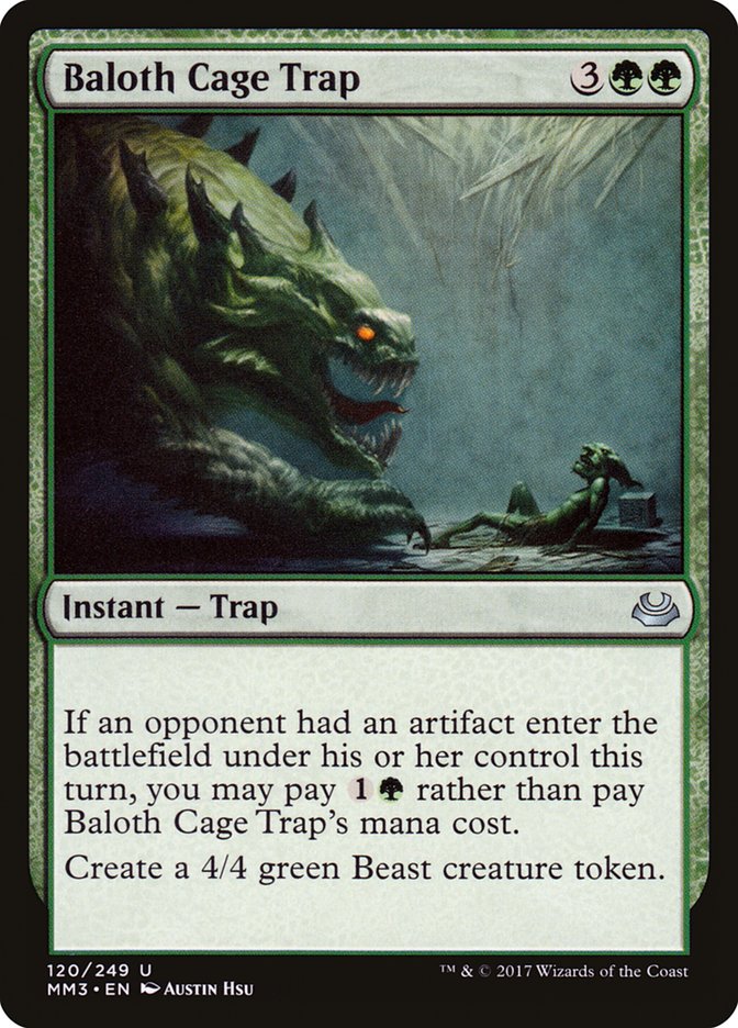 Baloth Cage Trap [Modern Masters 2017] | Dragon's Lair Comics and Fantasy Houston TX