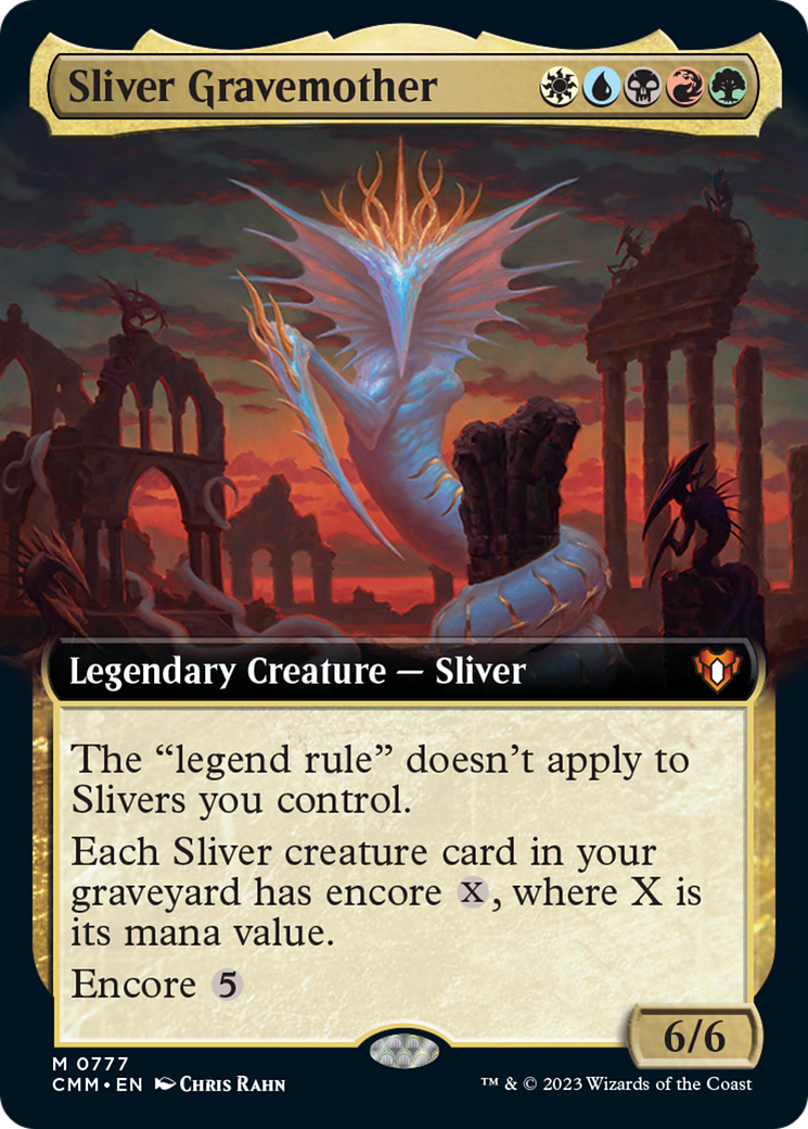 Sliver Gravemother (Extended Art) [Commander Masters] | Dragon's Lair Comics and Fantasy Houston TX