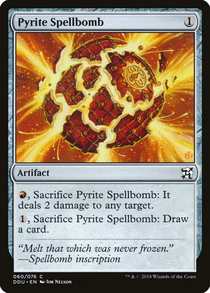 Pyrite Spellbomb [Duel Decks: Elves vs. Inventors] | Dragon's Lair Comics and Fantasy Houston TX