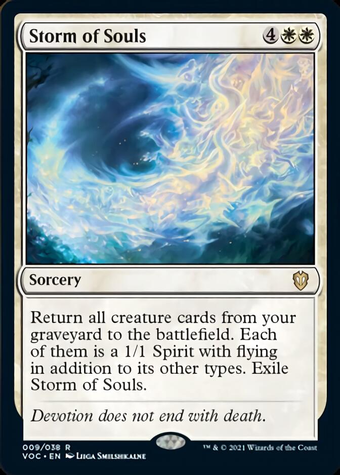 Storm of Souls [Innistrad: Crimson Vow Commander] | Dragon's Lair Comics and Fantasy Houston TX