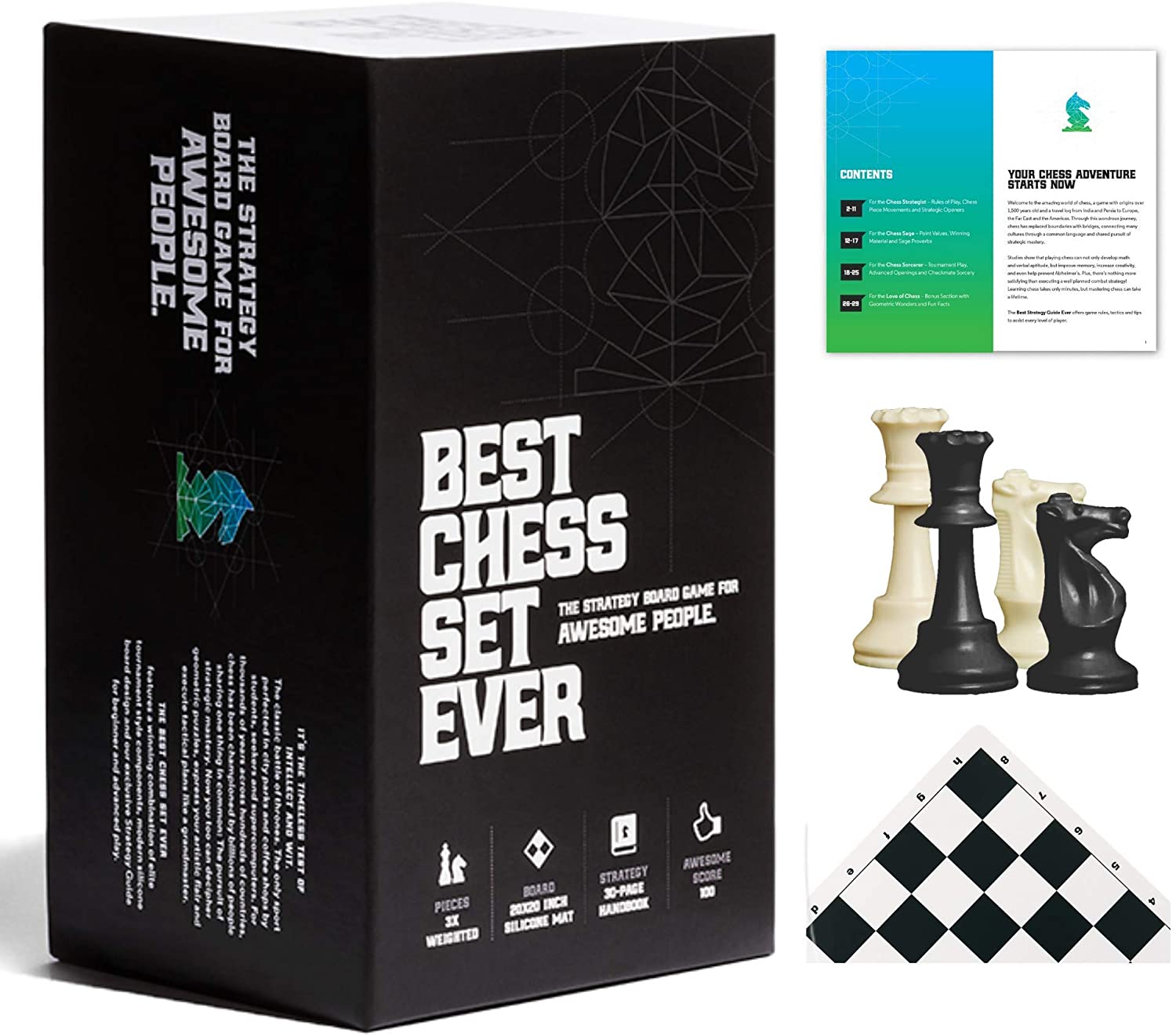 Best Chess Set Ever with Double-Sided Board | Dragon's Lair Comics and Fantasy Houston TX