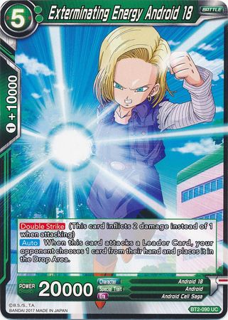 Exterminating Energy Android 18 (BT2-090) [Union Force] | Dragon's Lair Comics and Fantasy Houston TX