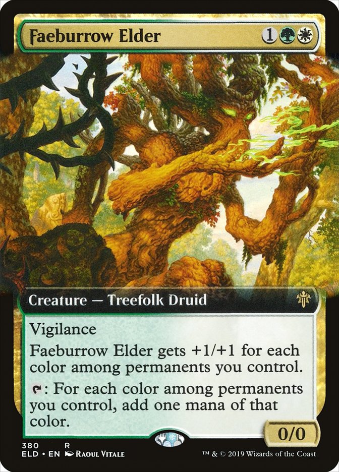 Faeburrow Elder (Extended Art) [Throne of Eldraine] | Dragon's Lair Comics and Fantasy Houston TX