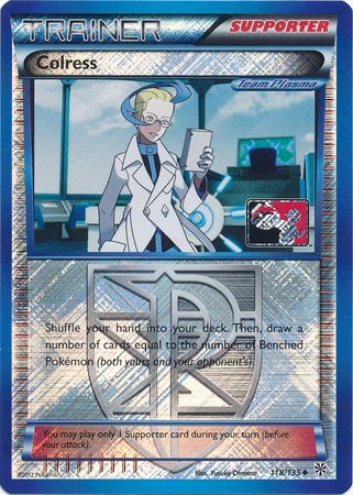 Colress (118/135) (League Promo) [Black & White: Plasma Storm] | Dragon's Lair Comics and Fantasy Houston TX