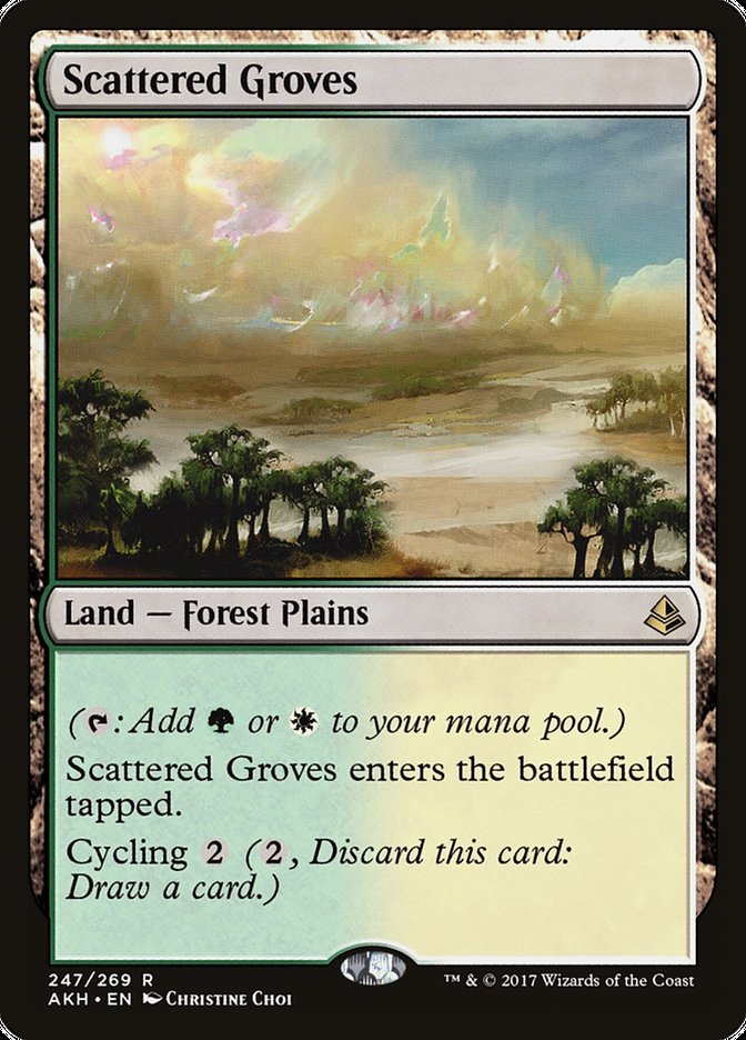Scattered Groves [Amonkhet] | Dragon's Lair Comics and Fantasy Houston TX