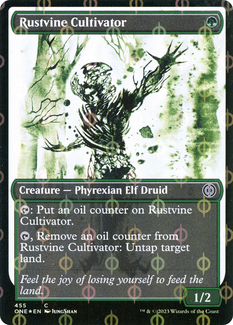 Rustvine Cultivator (Showcase Ichor Step-and-Compleat Foil) [Phyrexia: All Will Be One] | Dragon's Lair Comics and Fantasy Houston TX