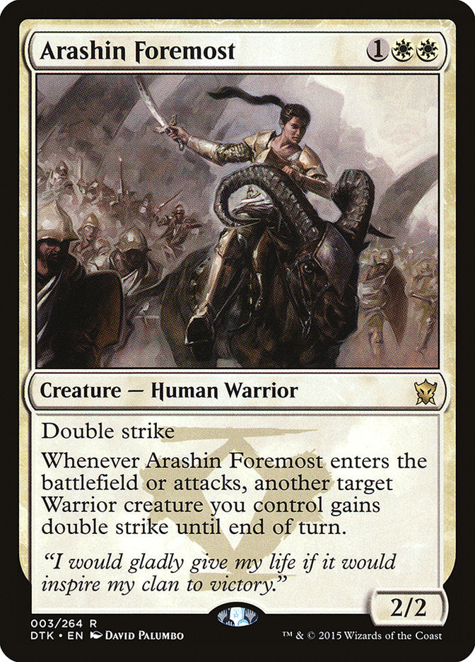 Arashin Foremost [Dragons of Tarkir] | Dragon's Lair Comics and Fantasy Houston TX