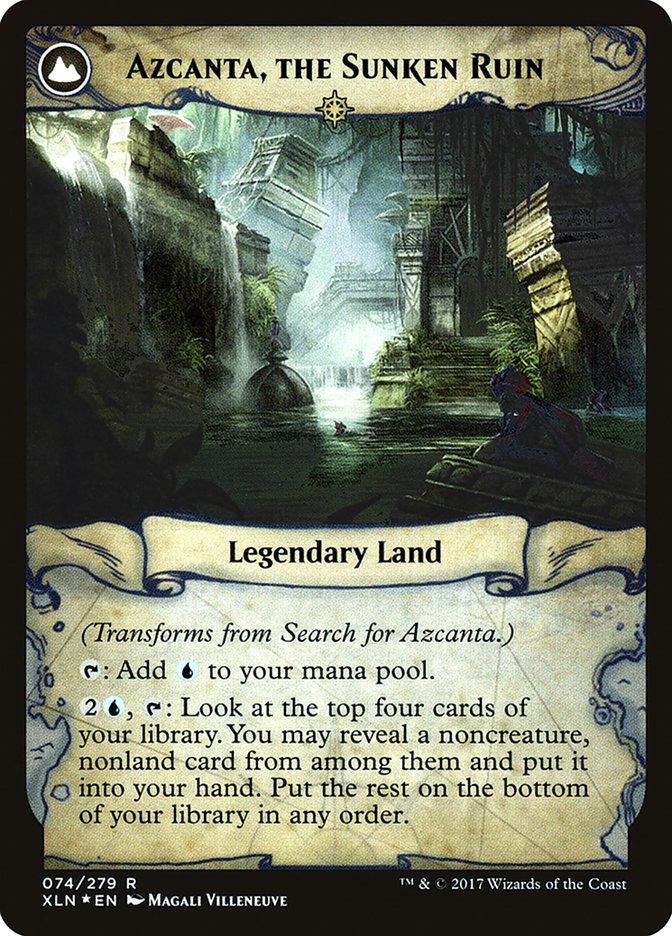 Search for Azcanta // Azcanta, the Sunken Ruin [Ixalan Prerelease Promos] | Dragon's Lair Comics and Fantasy Houston TX
