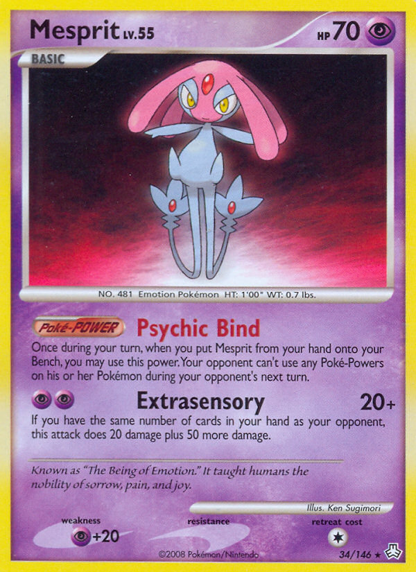 Mesprit (34/146) [Diamond & Pearl: Legends Awakened] | Dragon's Lair Comics and Fantasy Houston TX