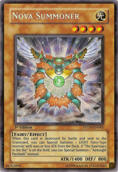 Nova Summoner [STON-EN065] Secret Rare | Dragon's Lair Comics and Fantasy Houston TX