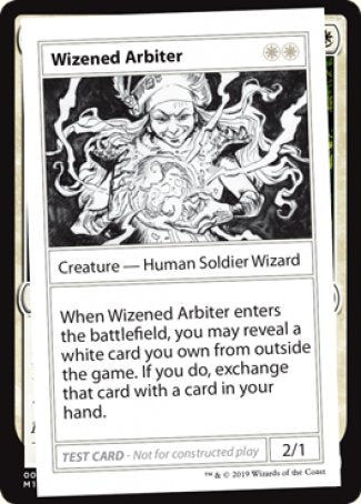 Wizened Arbiter (2021 Edition) [Mystery Booster Playtest Cards] | Dragon's Lair Comics and Fantasy Houston TX