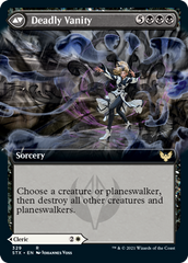 Selfless Glyphweaver // Deadly Vanity (Extended Art) [Strixhaven: School of Mages] | Dragon's Lair Comics and Fantasy Houston TX