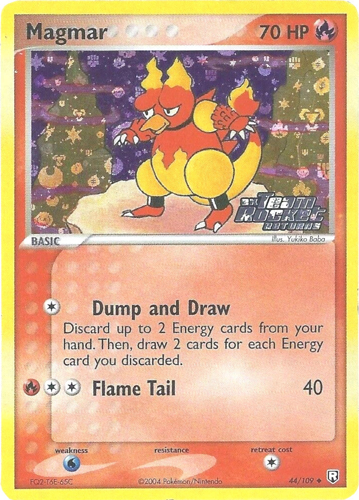 Magmar (44/109) (Stamped) [EX: Team Rocket Returns] | Dragon's Lair Comics and Fantasy Houston TX