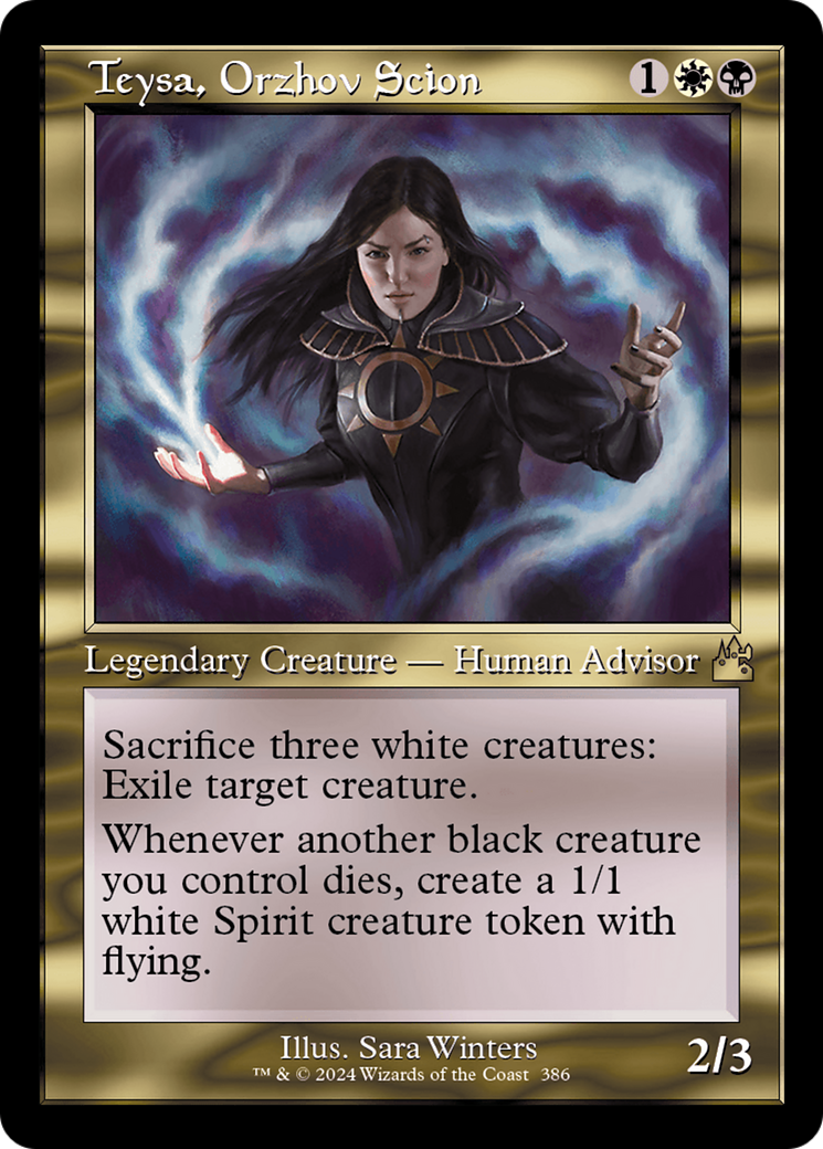 Teysa, Orzhov Scion (Retro Frame) [Ravnica Remastered] | Dragon's Lair Comics and Fantasy Houston TX