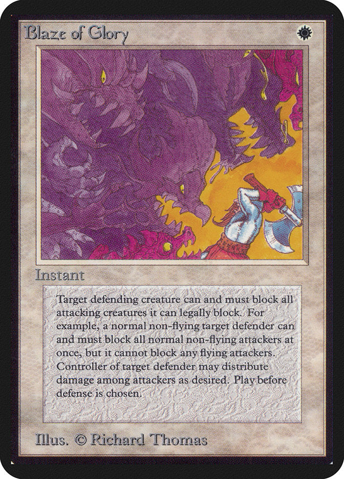 Blaze of Glory [Alpha Edition] | Dragon's Lair Comics and Fantasy Houston TX