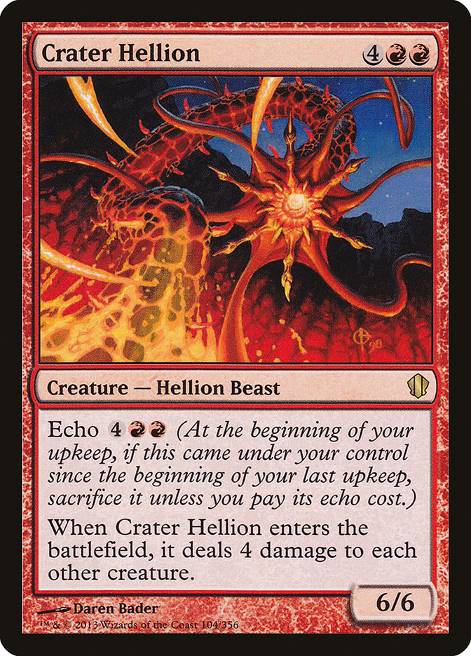 Crater Hellion [Commander 2013] | Dragon's Lair Comics and Fantasy Houston TX