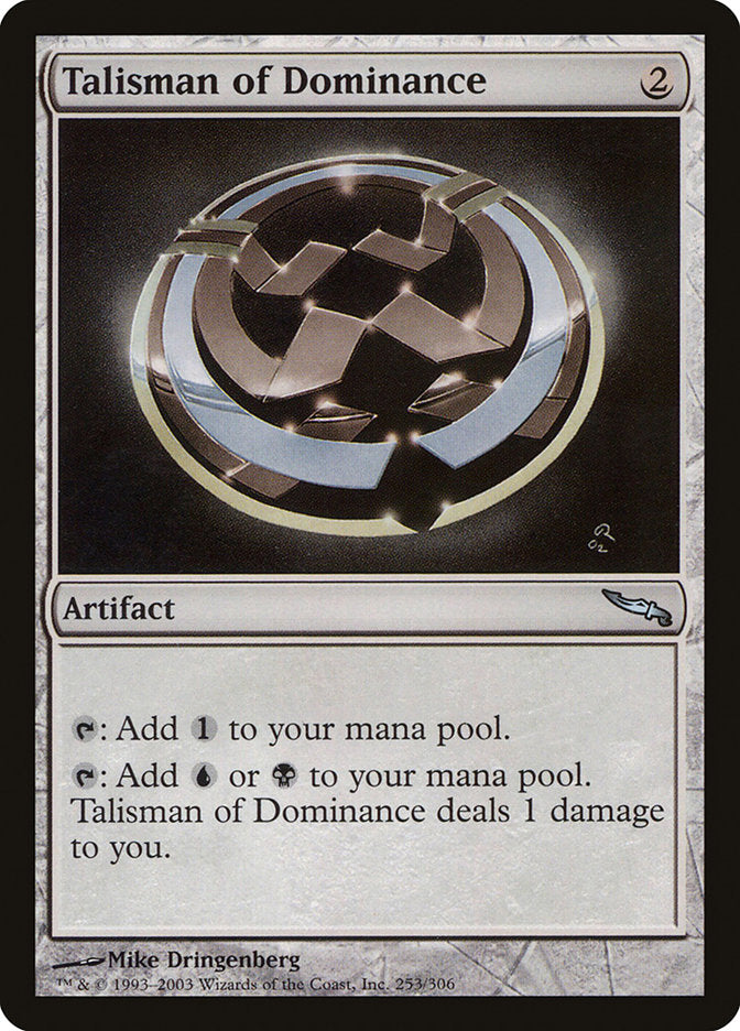 Talisman of Dominance [Mirrodin] | Dragon's Lair Comics and Fantasy Houston TX