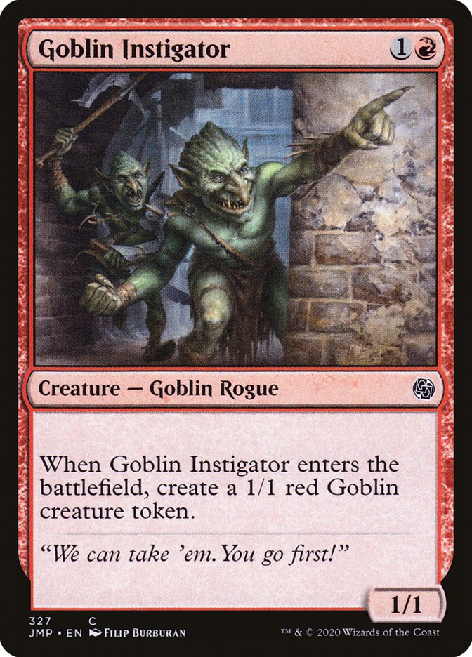 Goblin Instigator [Jumpstart] | Dragon's Lair Comics and Fantasy Houston TX