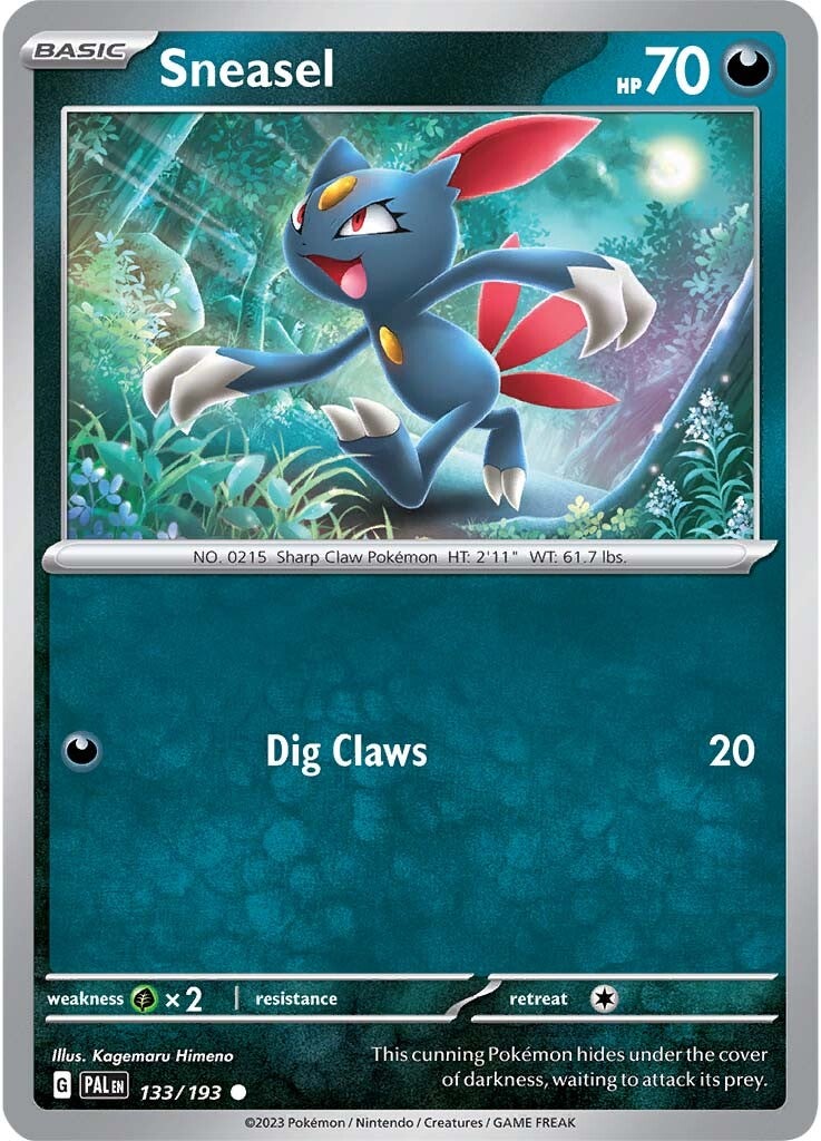 Sneasel (133/193) [Scarlet & Violet: Paldea Evolved] | Dragon's Lair Comics and Fantasy Houston TX