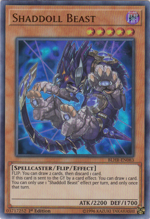 Shaddoll Beast [BLHR-EN083] Ultra Rare | Dragon's Lair Comics and Fantasy Houston TX
