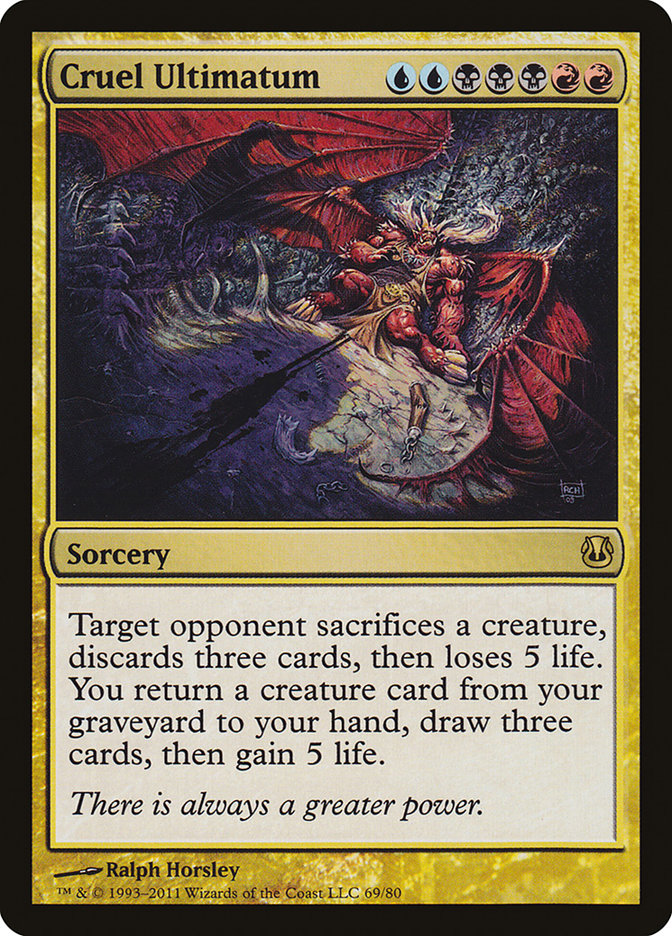 Cruel Ultimatum [Duel Decks: Ajani vs. Nicol Bolas] | Dragon's Lair Comics and Fantasy Houston TX