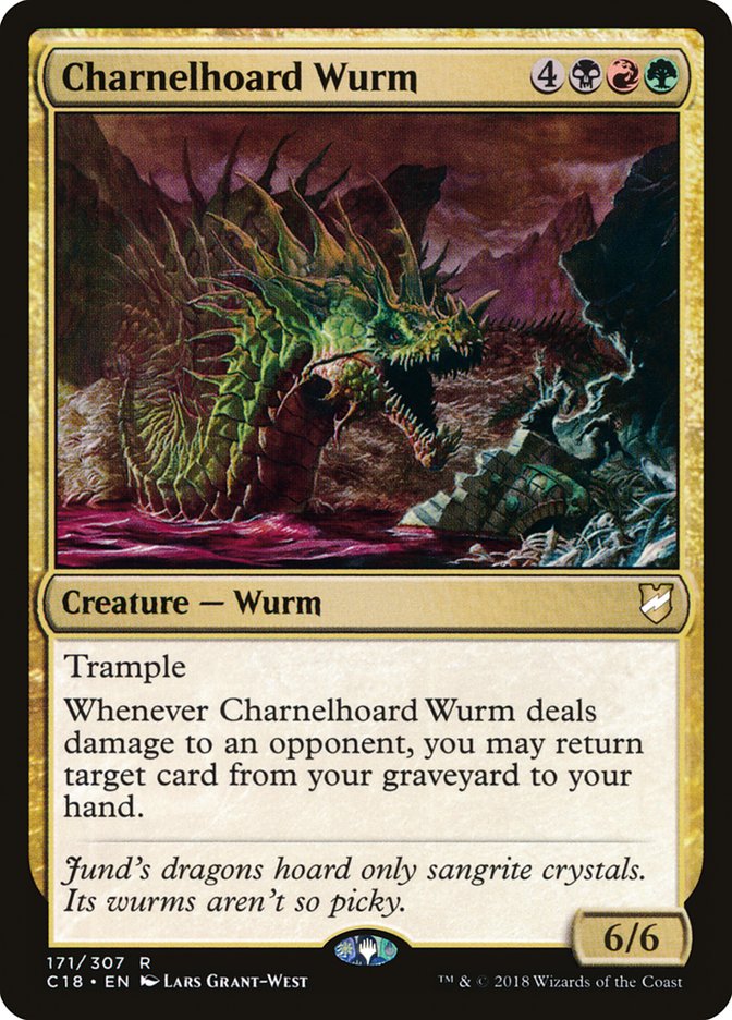 Charnelhoard Wurm [Commander 2018] | Dragon's Lair Comics and Fantasy Houston TX