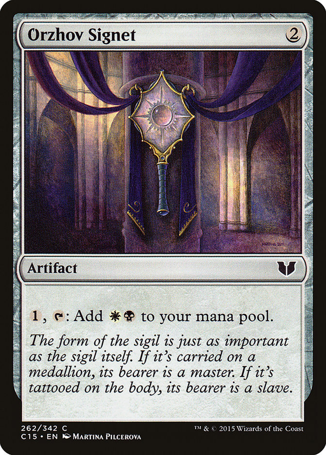 Orzhov Signet [Commander 2015] | Dragon's Lair Comics and Fantasy Houston TX