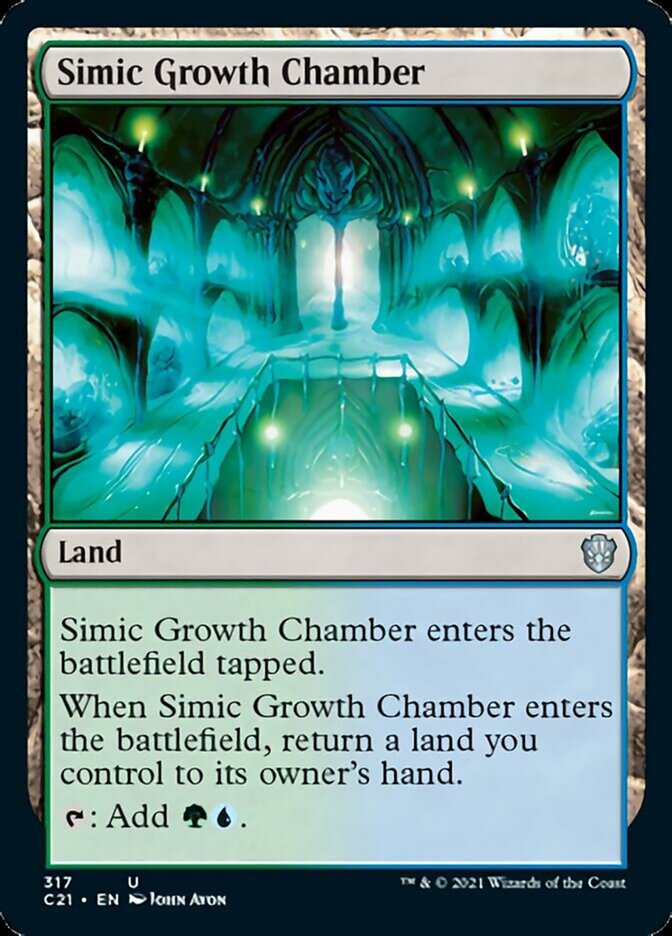 Simic Growth Chamber [Commander 2021] | Dragon's Lair Comics and Fantasy Houston TX