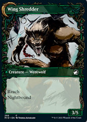 Bird Admirer // Wing Shredder (Showcase Equinox) [Innistrad: Midnight Hunt] | Dragon's Lair Comics and Fantasy Houston TX