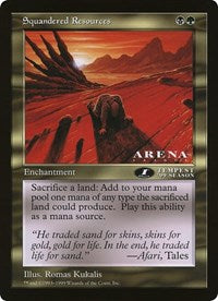Squandered Resources (Oversized) [Oversize Cards] | Dragon's Lair Comics and Fantasy Houston TX