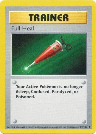 Full Heal (82/102) [Base Set Shadowless Unlimited] | Dragon's Lair Comics and Fantasy Houston TX