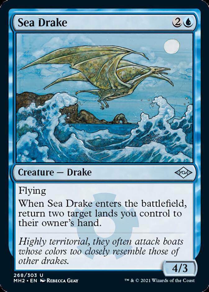 Sea Drake (Foil Etched) [Modern Horizons 2] | Dragon's Lair Comics and Fantasy Houston TX