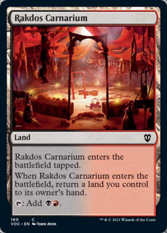 Rakdos Carnarium [Innistrad: Crimson Vow Commander] | Dragon's Lair Comics and Fantasy Houston TX