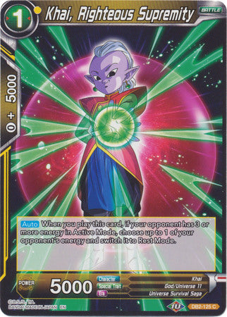 Khai, Righteous Supremity (DB2-125) [Divine Multiverse] | Dragon's Lair Comics and Fantasy Houston TX