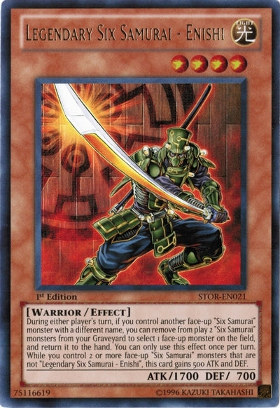 Legendary Six Samurai - Enishi [STOR-EN021] Ultra Rare | Dragon's Lair Comics and Fantasy Houston TX