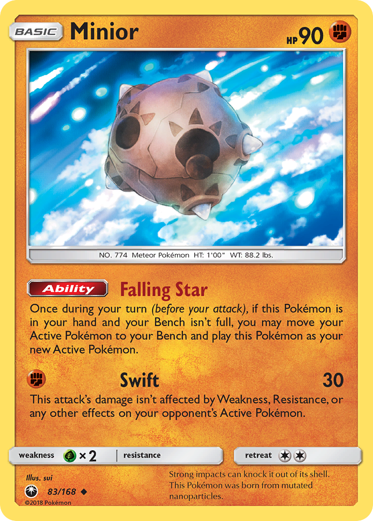 Minior (83/168) [Sun & Moon: Celestial Storm] | Dragon's Lair Comics and Fantasy Houston TX