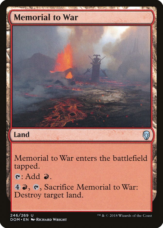 Memorial to War [Dominaria] | Dragon's Lair Comics and Fantasy Houston TX