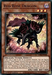 Red Rose Dragon [LDS2-EN108] Ultra Rare | Dragon's Lair Comics and Fantasy Houston TX