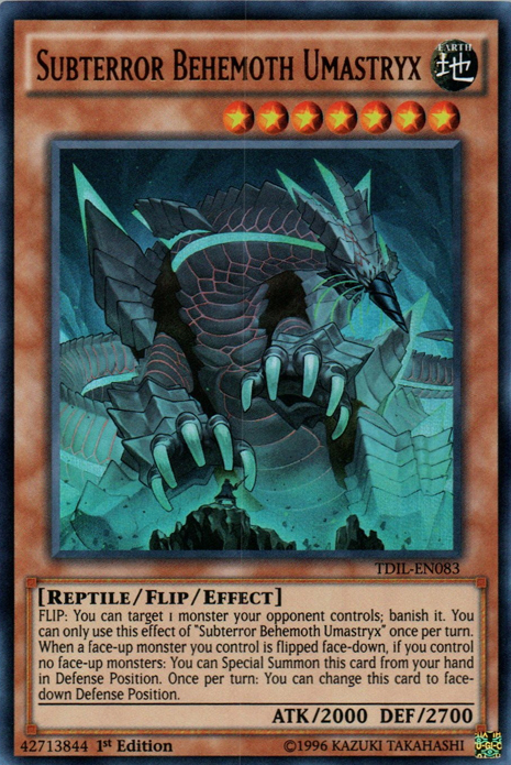 Subterror Behemoth Umastryx [TDIL-EN083] Ultra Rare | Dragon's Lair Comics and Fantasy Houston TX
