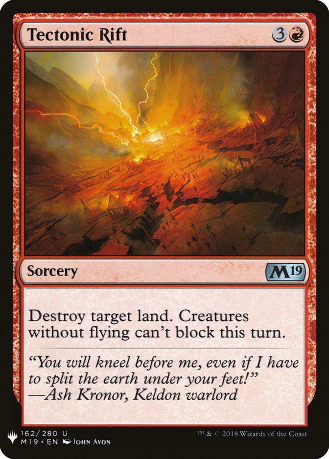Tectonic Rift [Mystery Booster] | Dragon's Lair Comics and Fantasy Houston TX