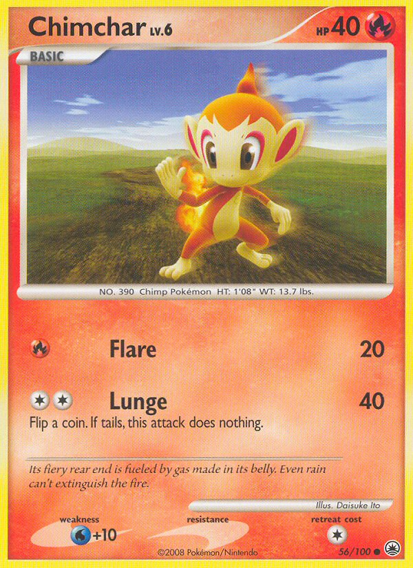 Chimchar (56/100) [Diamond & Pearl: Majestic Dawn] | Dragon's Lair Comics and Fantasy Houston TX