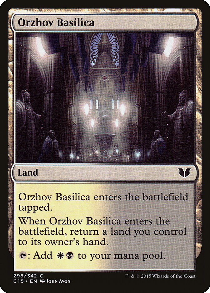 Orzhov Basilica [Commander 2015] | Dragon's Lair Comics and Fantasy Houston TX