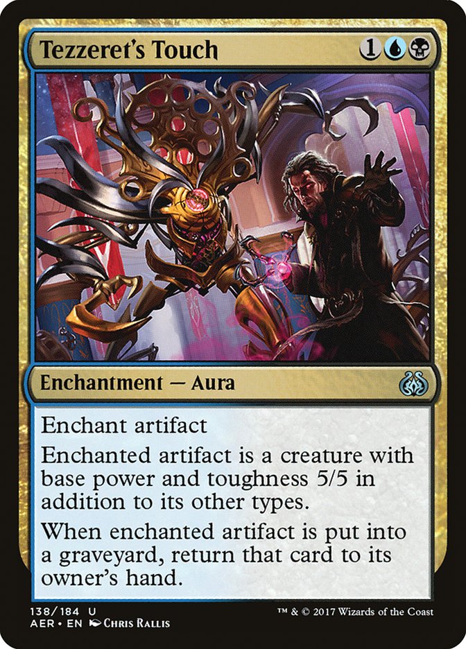 Tezzeret's Touch [Aether Revolt] | Dragon's Lair Comics and Fantasy Houston TX