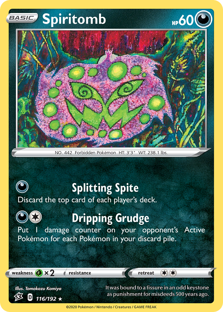 Spiritomb (116/192) [Sword & Shield: Rebel Clash] | Dragon's Lair Comics and Fantasy Houston TX