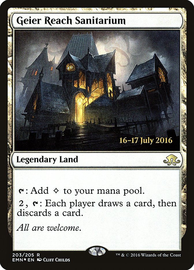 Geier Reach Sanitarium [Eldritch Moon Prerelease Promos] | Dragon's Lair Comics and Fantasy Houston TX