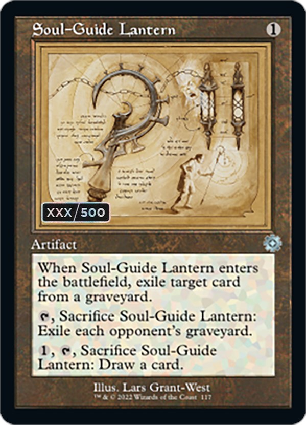 Soul-Guide Lantern (Retro Schematic) (Serialized) [The Brothers' War Retro Artifacts] | Dragon's Lair Comics and Fantasy Houston TX