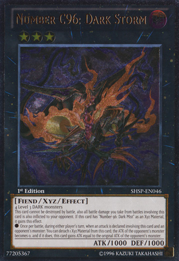 Number C96: Dark Storm (UTR) [SHSP-EN046] Ultimate Rare | Dragon's Lair Comics and Fantasy Houston TX